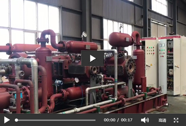 MW-15.2/(0.05-0.15)-40bog壓縮機(jī)試車現(xiàn)場